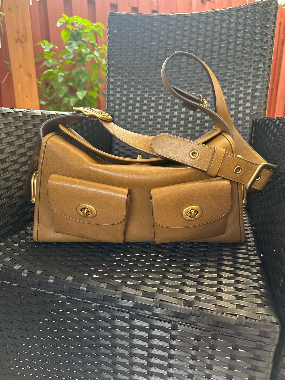 Coach Haversack Muted Olive